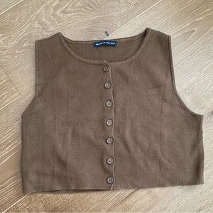Brandy Melville Brown Knit top
